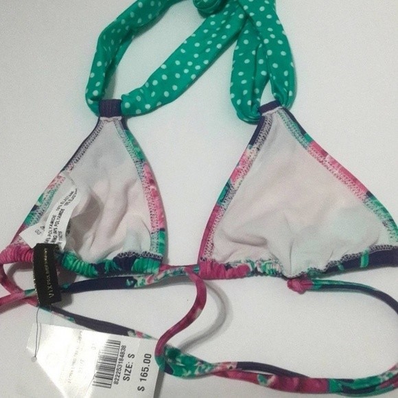 NWT VIX Paula Hermanny Floral Teeny Triangle 2 Piece Bikini Swimsuit Set Small - Picture 8 of 16